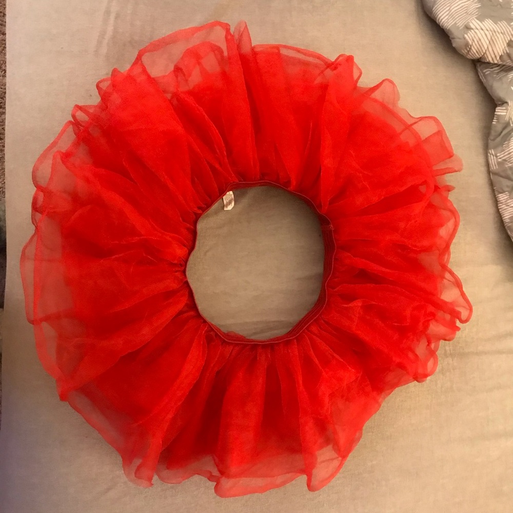 Red tutu one size fits all